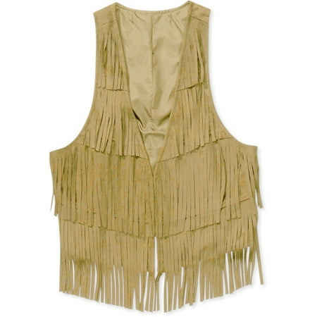 Miley Cyrus & Max Azria - Juniors Sueded Fringe Vest