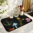 thumbnail image 3 of Elevate Your Kitchen Decor with Our 19.5x12in Mushroom & Snails Coffee Drying Mat Absorbent Diatom Mud Kitchen Pads Counter, 3 of 7
