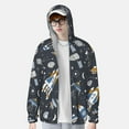 thumbnail image 6 of Rocae Space Cars Print Breathable Sun Protection Hoodie Quick-Dry Lightweight Long Sleeve Hoodie Unisex Running Sports Shirt Small, 6 of 9