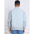 thumbnail image 3 of DARING DIVA Casual Stylish Lightweight Full Zip Up Bomber Jacket 2XL Gray, 3 of 7