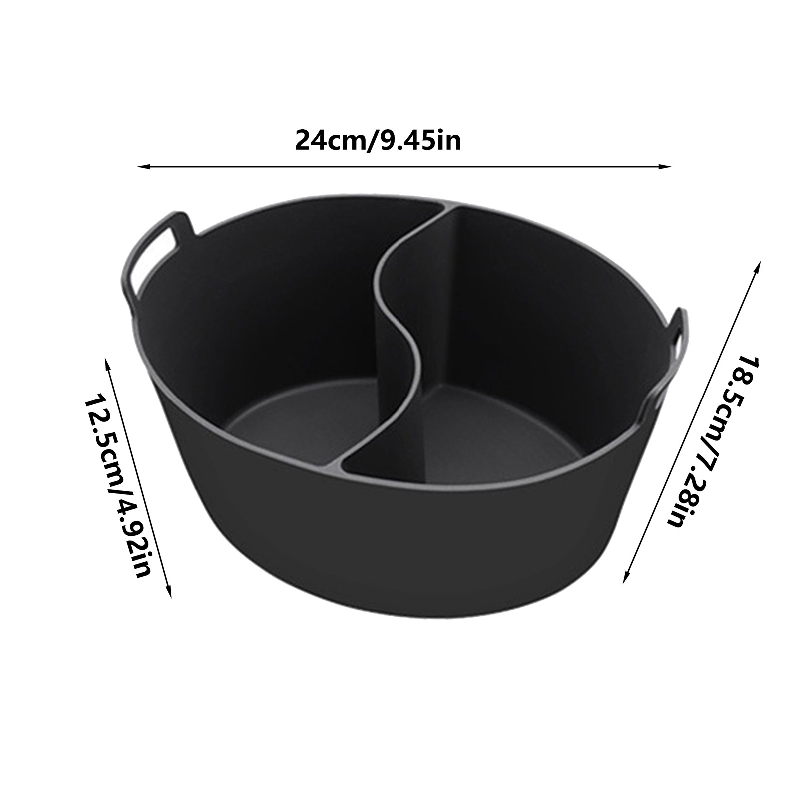 Black and Friday Deal 2024 Leakproof Silicone Slow Cooker Divider Liner