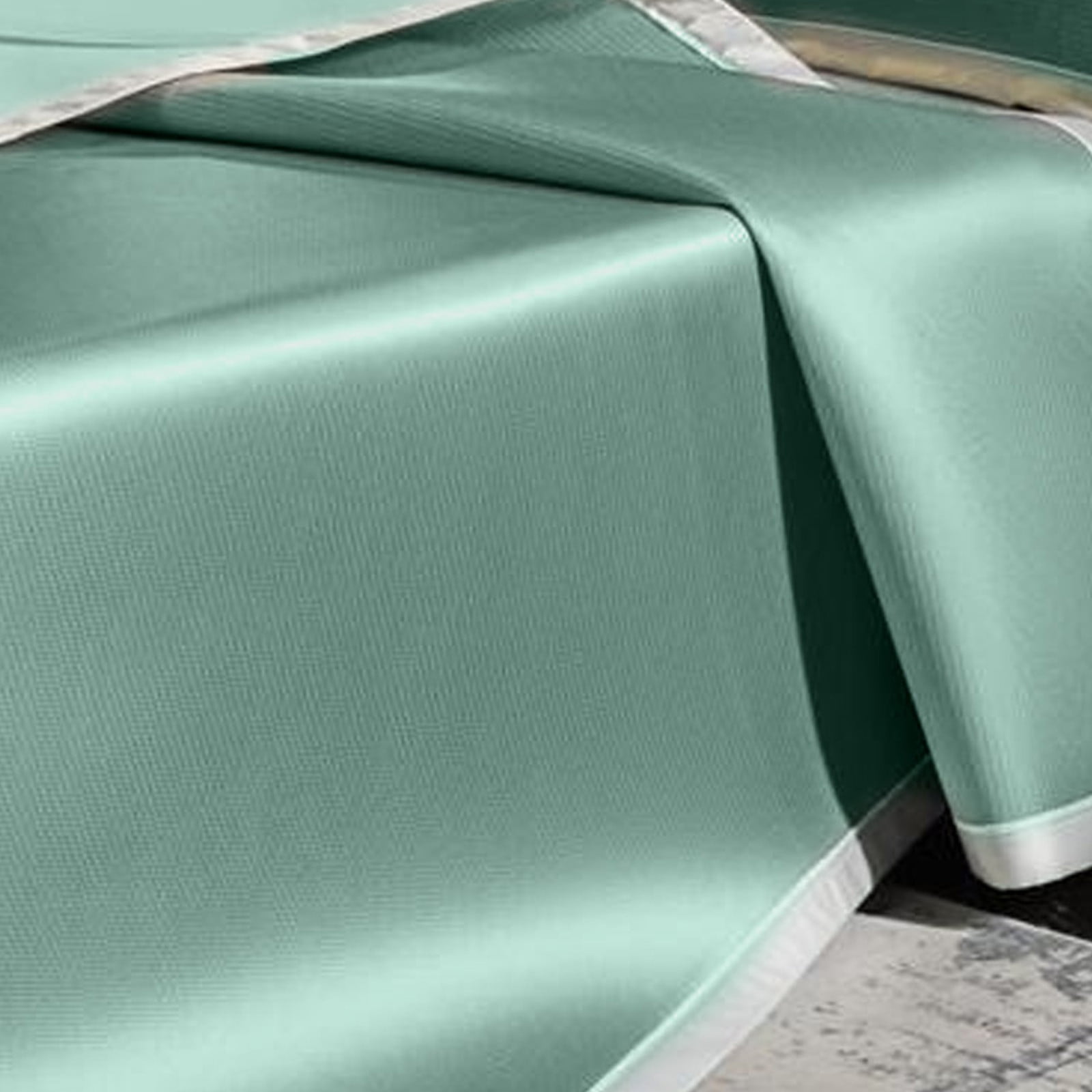 Shrysg Ice Silk Cooling Mat with Pillowcase - Breathable & Comfortable - Easy to Clean & Durable - Stylish Design - 100% Polyester - 47x80 in Ice Silk Cooling Includes 29x19 in Pillowcase