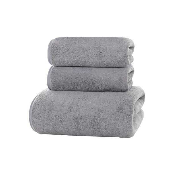Toallas para el Baño Ropa de Cama Suave Conjunto de 3 Toallas, 1 Toalla de Baño, 1 Toalla de Mano, 1 Toalla de Baño, Conjunto de Toallas de Alta Absorción para Adultos Y Conjunto de Toallas Toallas De
