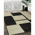 thumbnail image 2 of Ahgly Company Indoor Rectangle Contemporary Light French Beige Brown Abstract Area Rugs, 7' x 10', 2 of 6