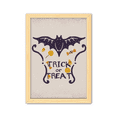 thumbnail image 1 of Cuadro de madera decorativa A4 Patron de dibujos animados de Halloween en forma de mariposa Unbranded, 1 of 3