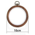 thumbnail image 4 of 15 Uds Aros de Bordado Círculo de Bordado de Madera Imitado Círculo de de Exhibición Redondo para Manualidades de Costura Y Colgar, 4 of 7