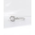 thumbnail image 2 of Spot Jewel Princess Cut 1.8 Ct Diamond Ring for Her - 14K White Gold Plated Ring - Halo Engagement Wedding Ring for Her - Forever Diamond Ring for Women's - Gorgeous Anniversary Gift for Women's, 2 of 9