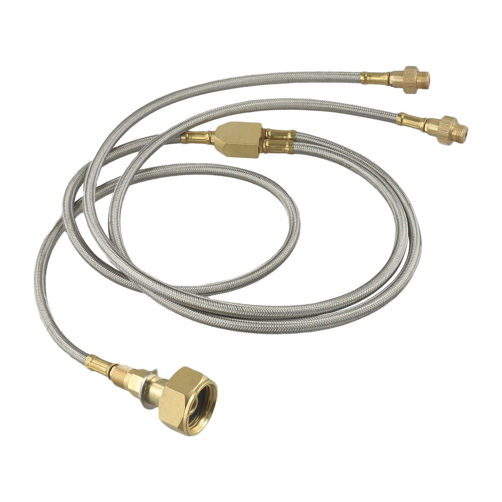 Outdoor Camping Stove Gas Tank Connector Double Head Connecting Line Hose
