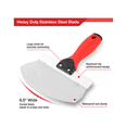 thumbnail image 5 of 2PCS Bucket Scoop for Drywall, Plaster Stainless Steel Bucket Scoop - 6.5 Inch Curved Contoured Blade for Paint, Mortar, 5 of 5