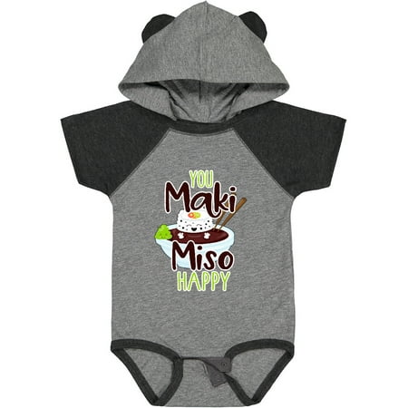 

Inktastic Sushi You Maki Miso Happy Gift Baby Boy or Baby Girl Bodysuit