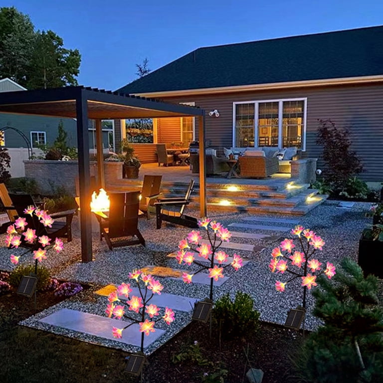 YZEGDCH Outdoor Solar Lighting Solar Lights Outdoor Garden Lights Garden Lights Waterproof Solar Powered Landscape Lighting for Yard Patio Garden Lawn Deck Pathway Walkway Sidewalk