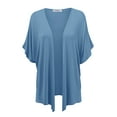 thumbnail image 1 of Doublju Women's Short Sleeve Open Front Cardigans, 1 of 2