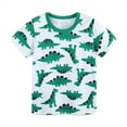 thumbnail image 3 of ATAIKU 4 Pieces Boys Pajamas Kids Short Sleepwear Set Summer Cool Pjs Size 3-8 Years, 3 of 11