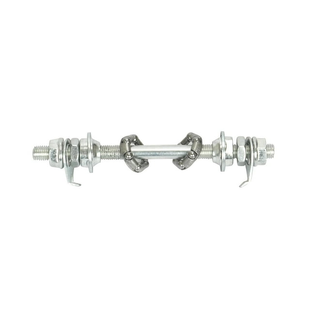 Rodamientos de eje delantero y trasero para bicicleta Eje de cubo de rueda de bicicleta Durable Reemplace rápidamente Fácil de instalar y desmontar pa Eje frontal