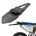thumbnail image 1 of Black Motorcycle Rear Fender Led Tail Light Brake Light With License Plate Holder For Off Road Dirt Bike Modification Polygon Design Waterproof Durable Plastic Construction Black Finish, 1 of 6
