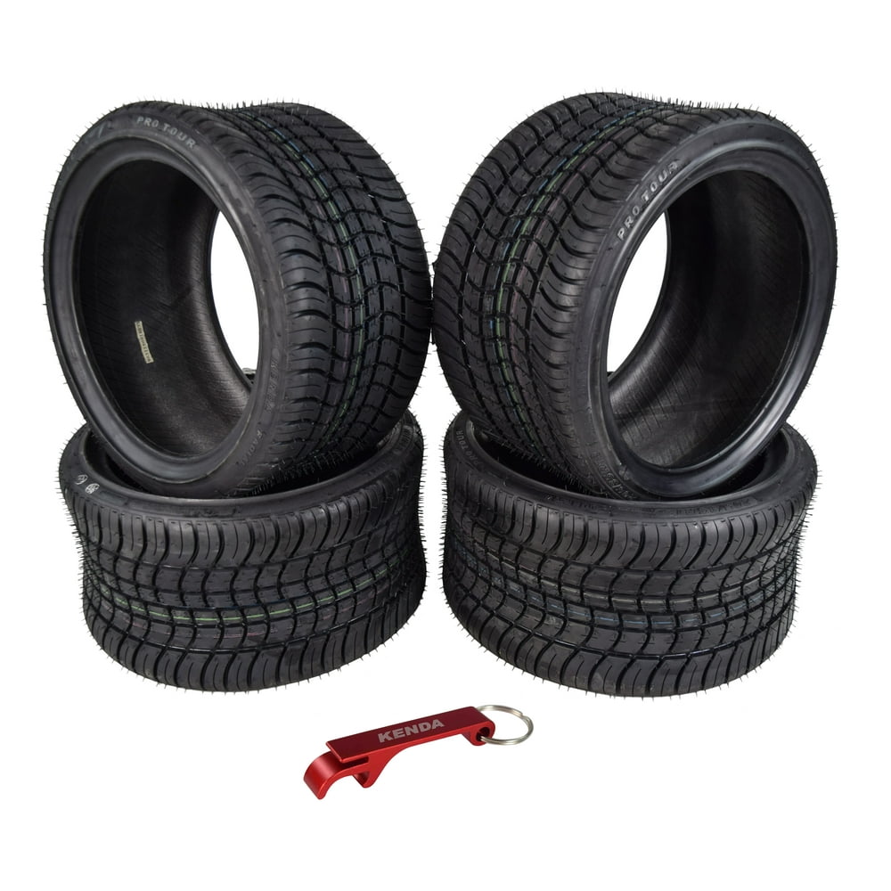 Kenda 234I1079 205/35R12 Pro Tour 4 Ply Tubeless Golf Cart Tires 4 Pack