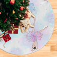 thumbnail image 5 of FMSHPON Little Princess Ballerinas Xmas Christmas Tree Skirt Stand Mat for Holiday Party Decoration Indoor Outdoor 36 inches, 5 of 6