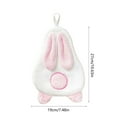 thumbnail image 2 of RKSTN Rabbit Hand Towel White, 2 of 5