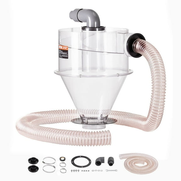 4" Cyclone Dust Separator for Vacuum Cleaner – Fits 5-10 Gal Tank, High-Efficiency Dust Collector for Workshop & DIY