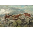 thumbnail image 2 of Homer, Winslow 14x11 White Modern Wood Framed Museum Art Print Titled - Mount Washington , 2 of 4