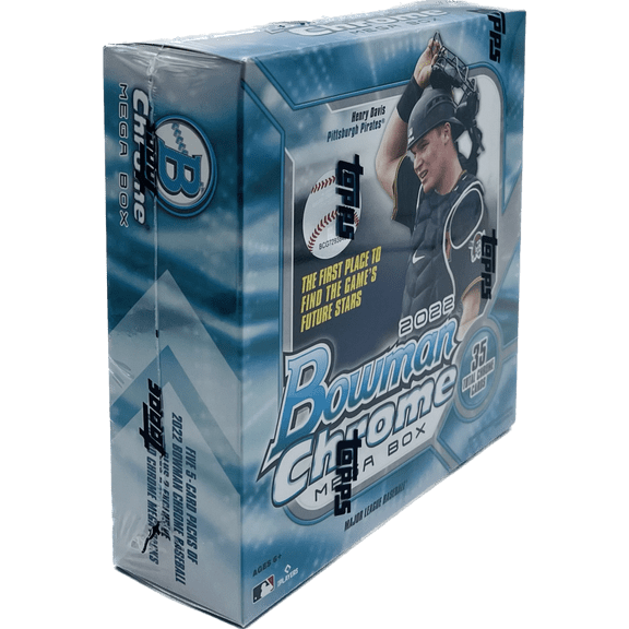 2022 Bowman Chrome Baseball Factory Sealed Mega Box! 35 Cards! Chase Julio Rodriguez