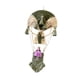 thumbnail image 2 of Tapiz colgante de pared de macramé bohemio con borlas, globo aerostático hecho a mano, decoración de pared para apartamento, fondo, sala de estar, verde, 2 of 8