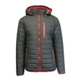 thumbnail image 4 of Men's Heavyweight Puffer Jacket With Contrast Color Trim & Detachable Hood (S-2XL), 4 of 14