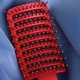thumbnail image 2 of Guardurnaity Cepillo de pelo con ventilación, peine, antiestático, para masaje del cuero cabelludo, belleza, herramientas de estilo saludable para salón, Cuidado del cabello Rojo Guardurnaity CE015264-01, 2 of 6