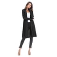 thumbnail image 1 of Womens Long Sleeve Sweater Open Front Knit Solid Cardigan, 1 of 5