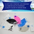 thumbnail image 3 of Mantenga el buceo al aire libre elástico natación gorra interior gorras de interior Tamaño libre Piscina Sombrero Cubierta de cabeza Color Sólido Color Deportivo Blanco Inevent OD002580-01B, 3 of 6