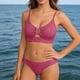 thumbnail image 1 of Conjuntos de bikini tankini para mujer Trajes de baño de bloques de color Traje de baño de dos piezas con tirantes anchos y soporte Traje de baño de dos piezas para mujer Trajes de baño tankini para m, 1 of 5