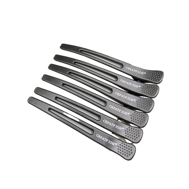 Pinza fija para el cabello Vogacara 6 piezas accesorio de moda para mujer Gris