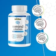 Remind Solution- Sharp Mind/Clear Thinking/Laser Focus- 12 Bottles- 720 Capsules- Dr. Pelican