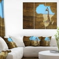 thumbnail image 3 of Design Art Africa Wildlife Map Design Canvas Print, 3 of 3