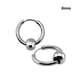 thumbnail image 4 of Guardurnaity 1 par de pendientes Unisex para mujer, pendientes exquisitos de acero inoxidable, joyería para novias, esposa, regalos, pendientes Ropa, zapatos y accesorios Miscelánea 8 mm, 4 of 6