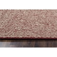thumbnail image 6 of Twist 9' x 12' Chevron Burgundy  Off White Hand Woven Area Rug, 6 of 6