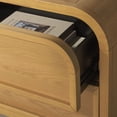 thumbnail image 4 of Safvaieh Couture Dinah Scandinavian Wood Nightstand, Natural, 4 of 14