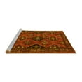 thumbnail image 2 of Ahgly Company Machine Washable Indoor Rectangle Persian Yellow Traditional Area Rugs, 4' x 6', 2 of 4