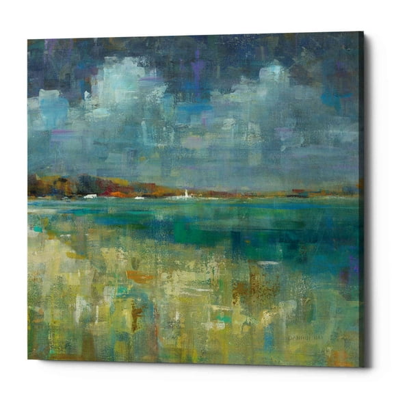 Epic Graffiti  "Sky and Sea Crop" by Danhui Nai, Giclee Canvas Wall Art - 12" x 12"