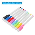 thumbnail image 3 of Uxcell Dry Erase Marker Pens Magnetic 8 Colors Ink Low Odor Whiteboard with Eraser Cap, 24Pcs, 3 of 6