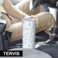 thumbnail image 6 of Pioneer Flower Floral Print Pattern 20oz Skinny Tumbler with Straw & Lid, Double Wall Vacuum Insulated Cup, Leak-Proof, Cup Holder Friendly, Hot 6H Cold 12H, 6 of 6