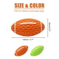 thumbnail image 2 of Dog Chew Toys Squeaky Ball for Aggressive Chewers Medium Large Dogs Rubber Football, 2 of 8