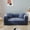Blue, variant on Meeyar Cloud Loveseat Sofa with 2 Cushions, 65" Boneless Bubble Couch 2 Seater for Living Room, Black