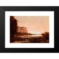 thumbnail image 2 of Thomas Hill 14x11 Black Modern Framed Museum Art Print Titled - Landscape with Two Indians, 2 of 5