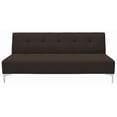 thumbnail image 3 of Sofá Cama Reclinable EL BAZAR STORE Vegas Lino Chocolate Moderno Abotonado, 3 of 6