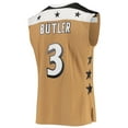 thumbnail image 3 of Men's Mitchell & Ness Caron Butler Gold Washington Wizards 2001/02 Hardwood Classics Swingman Jersey, 3 of 3