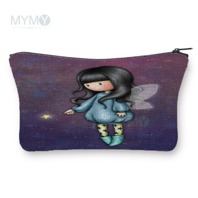 Santoro Gorjuss-bolsas de cosméticos para mujer, organizador de maquillaje, neceser de aseo femenino, almacenamiento de viaje, regalo para mujer, estuche para lápices qiuyongming unisex