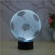 thumbnail image 5 of Lámpara De Ilusión De Fútbol 3D Luz De Noche 3D Para Niños Niñas Mesa Lámpara De Escritorio 7 Cambio De Color Lámpara Decorativa Regalos Perfectos Festival De Cumpleaños Navidad Eigraketly HA020491-00, 5 of 7