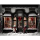 thumbnail image 1 of Bonvvie Christmas Store Backdrops Kids Adult Photography Child Adult Portrait Xmas Trees Snowy Street Photo Backgrounds, 1 of 5