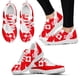 thumbnail image 1 of Zapatos de marca con diseño de grafiti de arte rojo, zapatos con estampado de golf, zapatillas casuales Canvas420, zapatos cómodos con cordones para caminar., 1 of 6